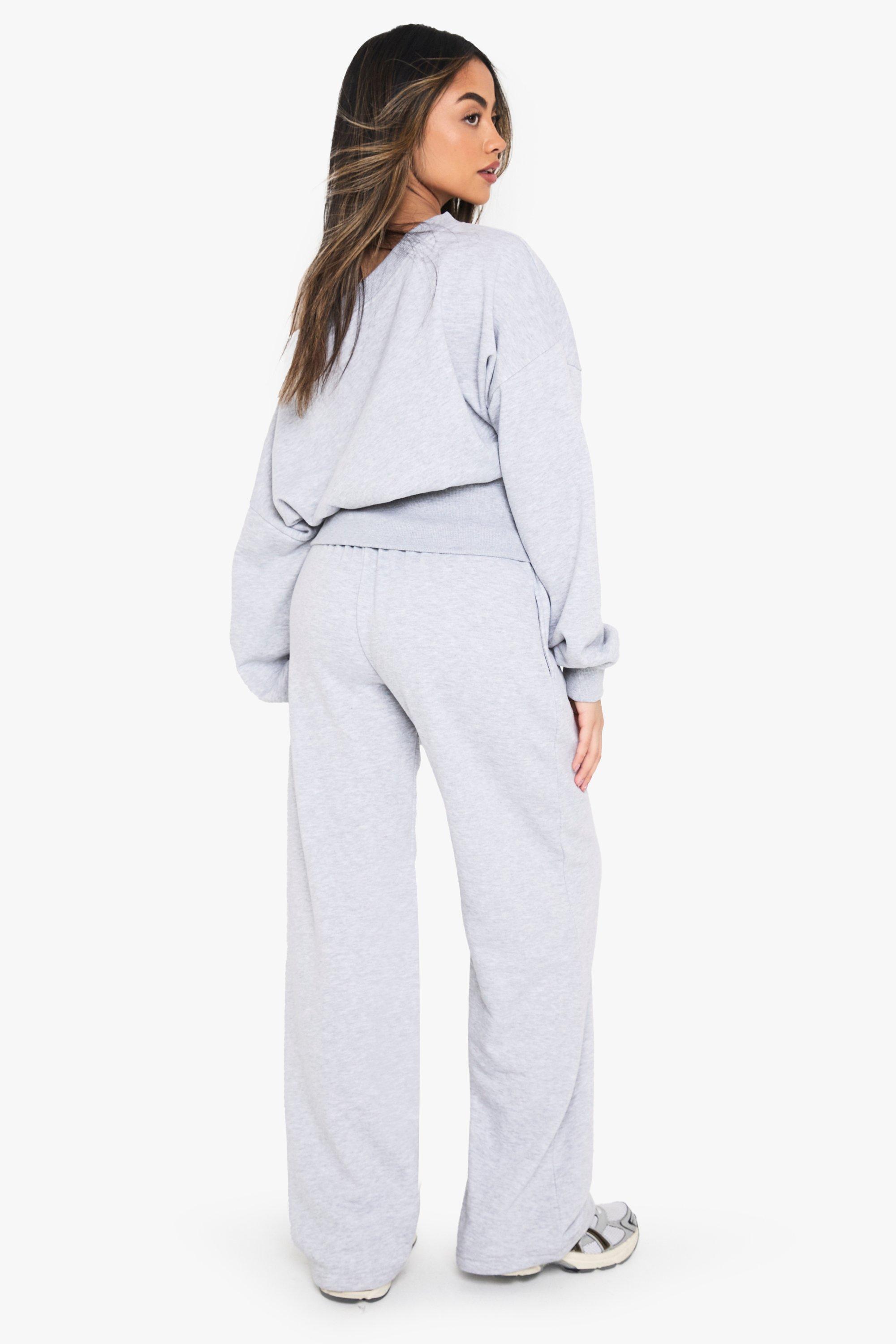 OFF THE SHOULDER CINCHED WAIST WIDE LEG TRACKSUIT | boohoo USA OFF THE SHOULDER CINCHED WAIST WIDE LEG TRACKSUIT | boohoo USA